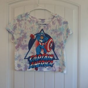 Marvel Crop Top Captain America
